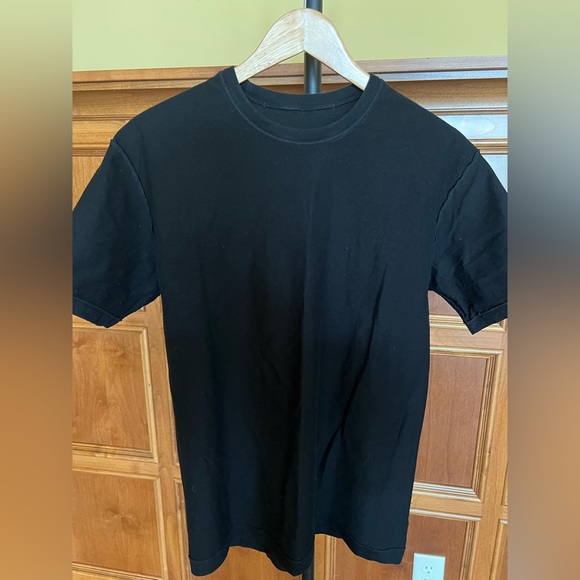 Yohji Yamamoto T-Shirt Short Sleeves Black with “Hairstyles” Print One Size - Picture 4 of 10